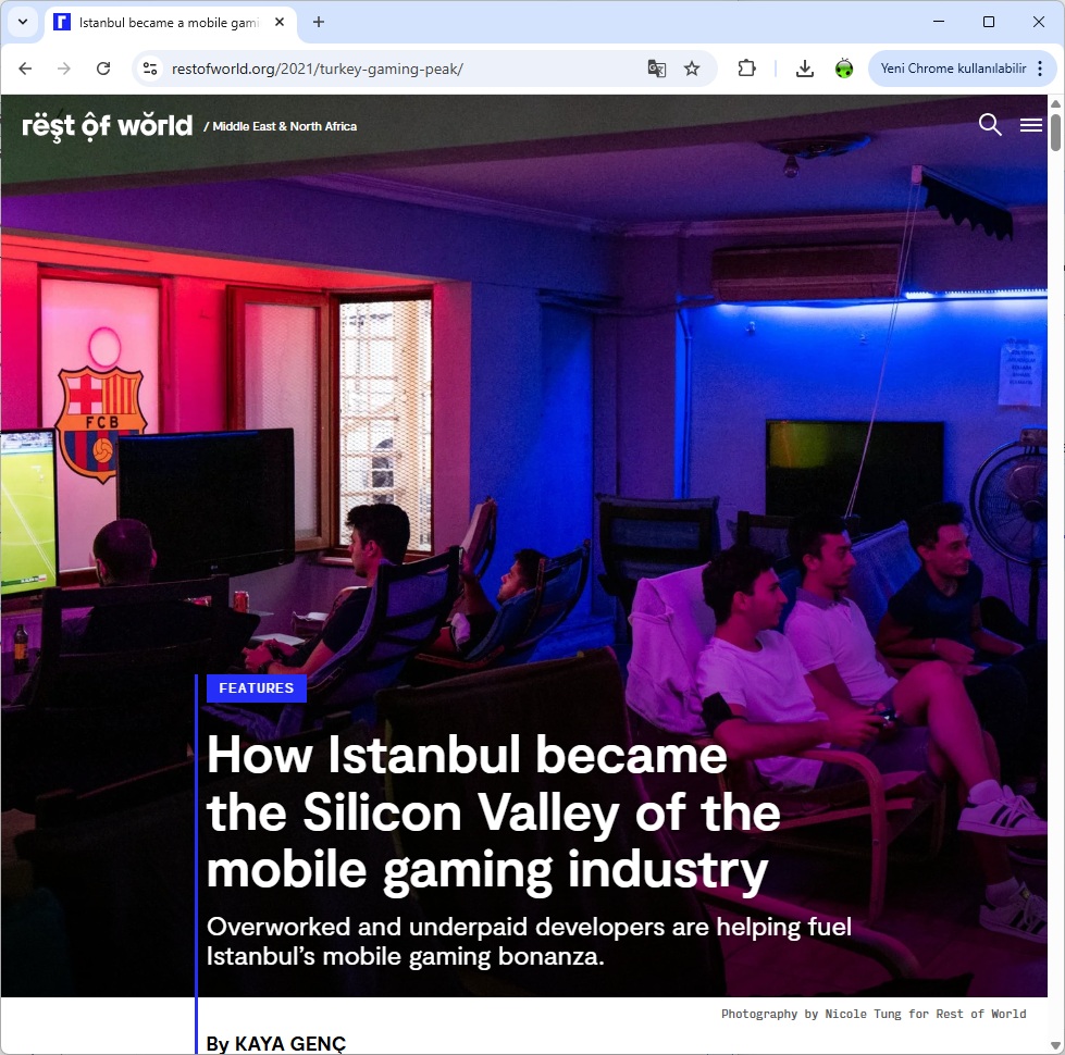 Rest Of World Ana Sayfa